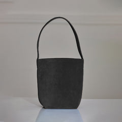 Autumn & Winter New Suede Leather Shoulder Bucket Bag | Minimalist Daily Commuter Bucket Bag for Women