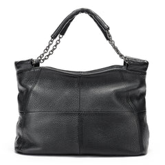 Chic Small Cowhide Leather Shoulder Bag | Stylish Everyday Crossbody Purse