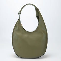 Crescent Hobo Bag in Smooth Genuine Leather | Versatile Crossbody Handbag