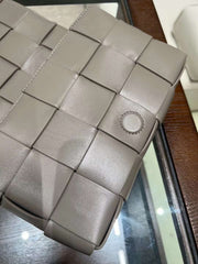 Elegant Lambskin Woven Crossbody Bag | Handcrafted Versatile Party Bag Wedding Clutch Bag