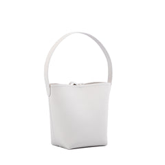 Minimalist Classic Leather Bucket Bag | Large Leather Tote Bag | Fashion Shoulder Bag, Tan Mummy Bag, Everyday Bag, Unisex Bag