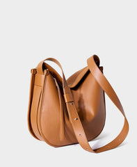 Minimalist Soft Genuine Leather Baguette-Style Shoulder Bag for Everyday, Tote & Crossbody Bag