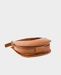 Minimalist Soft Genuine Leather Baguette-Style Shoulder Bag for Everyday, Tote & Crossbody Bag