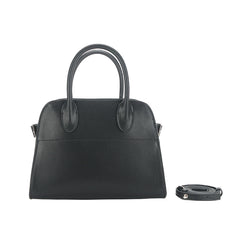 Versatile Genuine Leather Tote Bag - Women's Boston Shoulder Bag for Everyday Commute, Luxury Designer Bag