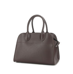 Versatile Genuine Leather Tote Bag - Women's Boston Shoulder Bag for Everyday Commute, Luxury Designer Bag