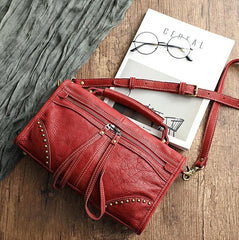 Full Grain Leather Shoulder Bag Woman, Womens Crossbody Bag Leather, Small Womens Bag Handmade, Leather Handbag Women, Evening Purse