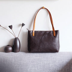 Women Pure Leather Tote Bag | Large Italian Leather Handcrafted Handbag | Spacious Durable | Full Grain Leather | Black Colour